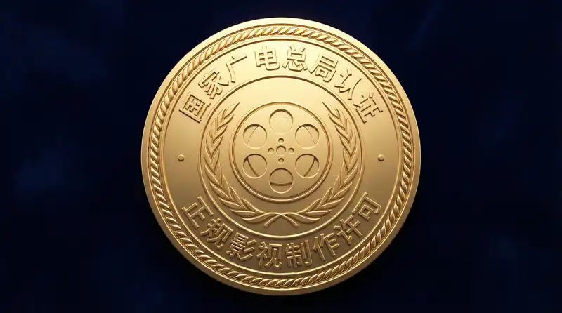 51视频获得国家广电总局颁发的正规影视制作许可认证金色徽章